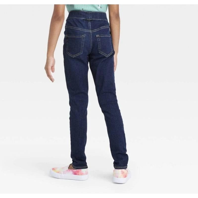 Cat & Jack Girls' Mid-Rise Pull-On Jeggings -2