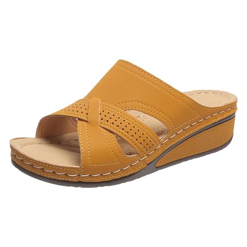 Chanclas Para Hombre Mujer piscina ortopédicas zapatillas cómodas y suaves Peep Toe Sandalen Plataforma Slippers Abierta Zapatos de Playa yoga verano