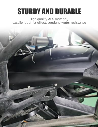Anti-éclaboussures et étanche : support garde-boue arrière Kawasaki Versys 650