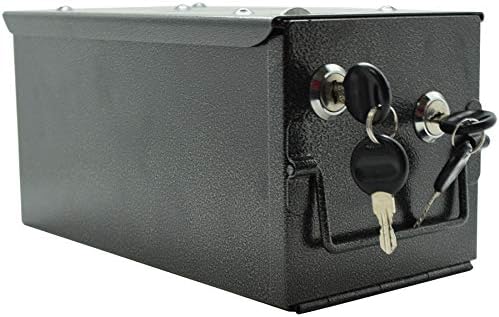 Small Drop Box (Textured) with Locks, Keys & Sliding Bracket New