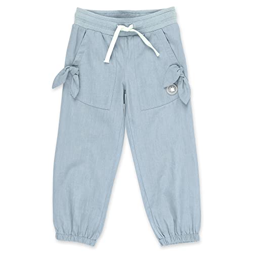 Vaqueros tipo jeans niñas en algodón orgánico de sigikid azul claro