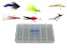 Tarpon Saltwater Fly Fishing Fly Collection: 6 Flies + Fly Box