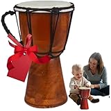 Drums Djembe Drum Djembe jembe is a Rope- goat skin Covered Goblet Drum Played by Hands West Africa style (4x8) Designed in the USA