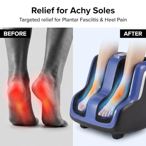 Human Touch SOL+ Foot and Calf Massager with Heat & Vibration – HSA Approved – Patented Figure-Eight CirQlation Technology for Plantar Fasciitis, Swelling, & Poor Circulation – Deep Tissue kneading by Human Touch - Image 5