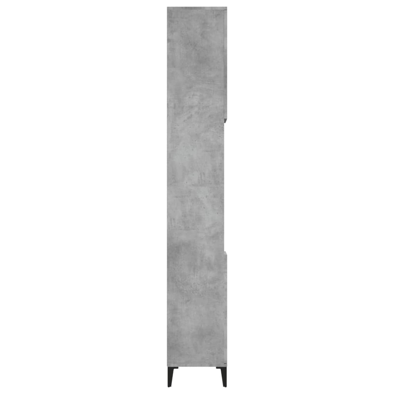 Homgoday Muebles de baño gris cemento 30 x 30 x 190 cm madera multicapa muebles de interior para salón, oficina o dormitorio