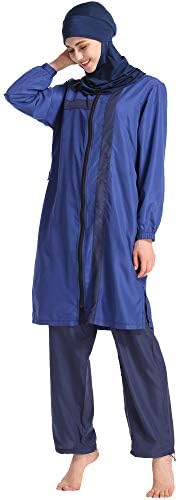 Women Muslim Modest Swimwear Hijab Swimming UPF 50+ Islamic Swimsuits Swimwear