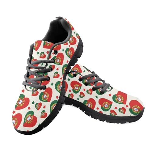 JUDENTIDOS Portugal Flag Walking Sneakers