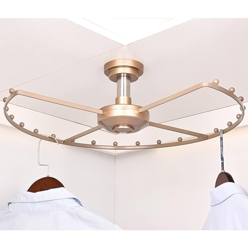 Portant rond gain de place pour tringle à vêtements d'angle de vestiaire
