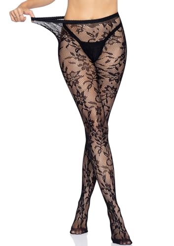 Image of Leg Avenue Women's Pattern Tights, Breathable Stretchy Fit With No-pinch Waistband