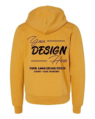 INK STITCH Unisex Kids Youth 3719Y Bella Canvas Custom Printing Logo Texts Sponge Fleece Hoodie Sweatshirts2