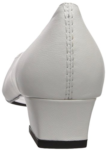 Trotters Womens Doris Pump, White, 8 Wide Us #TOP2
