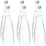 Eviian Natural Mineral Water, 25.4 oz Glass Bottle - Pack of 6 (Total of 152.4 Fl Oz)
