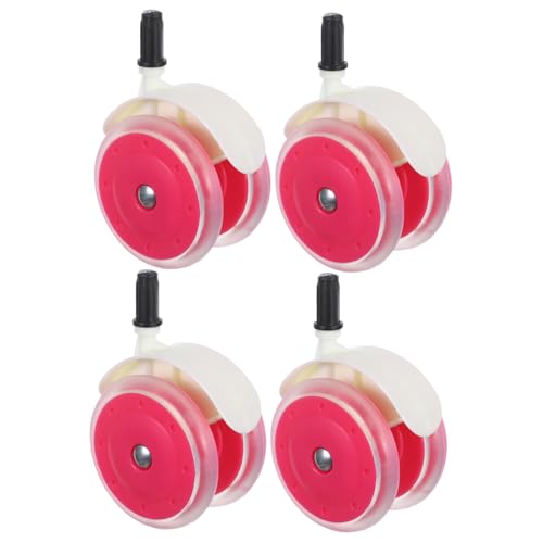 Roulettes de poussette pivotantes et silencieuses en lot de 4 de rechange