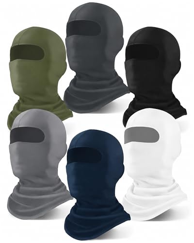 Image of Xeoxarel 6 Pack Balaclava Ski Mask for Men /Women, Full Face Cover