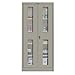 Hallowell 425S24EVA-HG 400 Series Ventilated Door Storage Cabinet, 48x24x72, Gray, Assembled