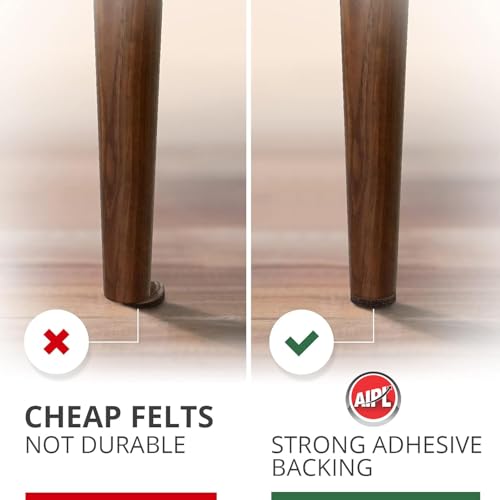 Image of AIPL Premium Furniture Pads Floor Protector - Chair Pads for Wood Floors - Best for Hardwood Floors - Protect Your Hard Floors - Pack of 3
