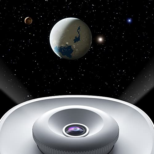 Orzorz Slide Discs Star Projector Galaxy Light Home Planetarium Projector (Work Star Projector) (Terrestrial Planet) - Thumbnail 3