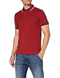 D1. TP SS PIQUE GANT D1. TP SS Pique Camiseta, Rojo Mardeado, M para Hombre
