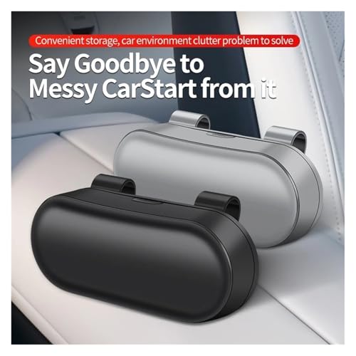 Support de lunettes de voiture universel avec fixation à boucle gris - 3
