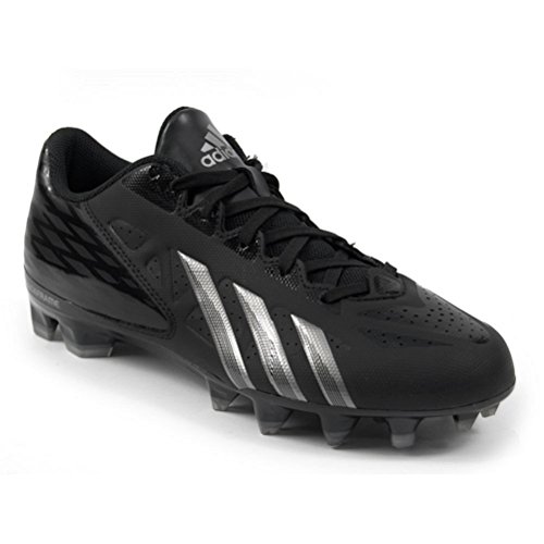 adidas Filthy Quick Low Football Cleat (10.5, Black/Black/Titanium)