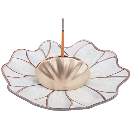 Timkburner Incense Burner,Shell Stick Incense Holder With Detachable Ash Catcher (Rose Gold) #TOP1