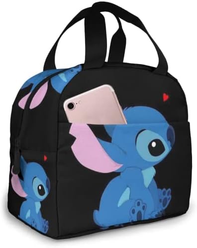 Cartoon Lunch Bag Cute Insulated Lunch Box Portable Lunch Tote Bag for Travel Picnic Work