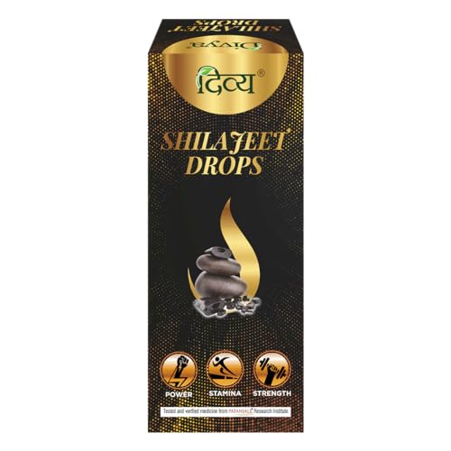 Image of PATANJALI Divya Shilajeet Drops, Original and Pure Shilajit, Help Boost Immunity and Stamina - 30 Ml