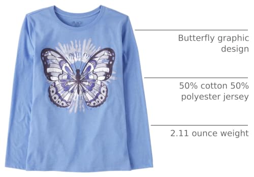 Image of The Children's Place Girls' Unicorns,Sports,Princess Long Sleeve Graphic T-Shirts