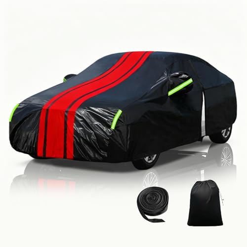 Funda para Coche Exterior para Lancia Monte Carlo, Cubre Coches Impermeable Coberturas Completas protección de Nieve, Lluvia, Polvo para Invierno Verano, con Cremallera