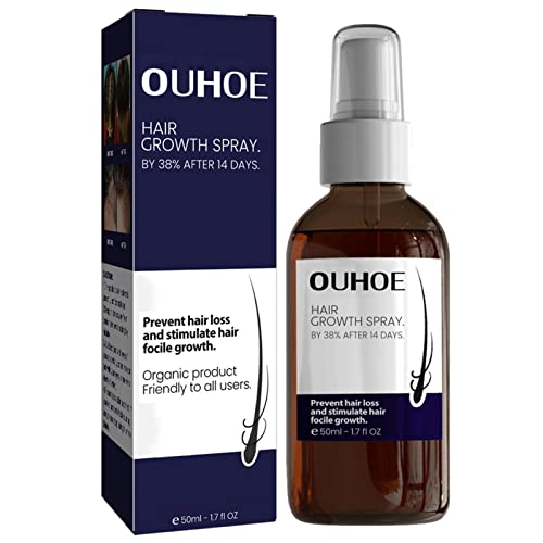 Fowybe Spray per la caduta dei capelli | Spray ispessente per capelli sottili da uomo, senza profumo, 59.8 grammo