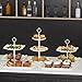 10 Pack Cake Stand Set with 3 x Two-Tier and 3 x Three-Tier Cupcake Stands, Plastic Dessert Table Stand Set 3 Tired Cookie Tray and 4 Pcs Dessert Trays