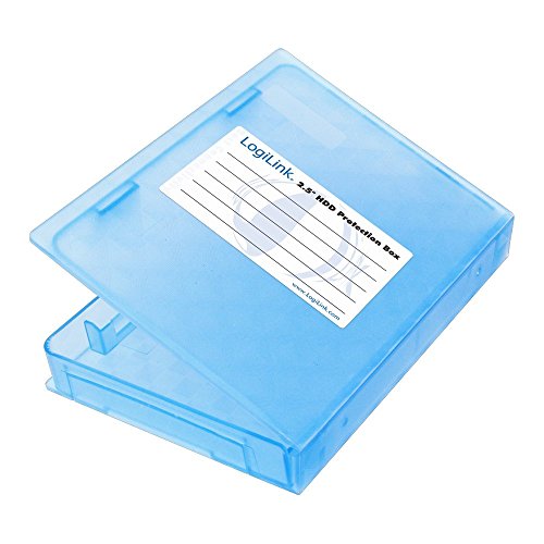 Logilink UA0131 Festplatte SchutzhĂĽlle fĂĽr 1x 6,4 cm (2,5 Zoll) HDD, blau