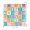 Relaxdays Alfombra Infantil Puzzle ABC y Números, 36 Piezas, Tapete de Juego Niños, 171 x 171 cm, Gomaespuma, Multicolor #3