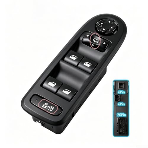 Interrupteur de fenêtre électrique conducteur réparer commande lève-vitre en panne 508 C5