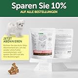 Nature's Protection Superior Care White Dogs Getreidefrei Gesundes Wachstum & Entwicklung Leckerlis mit Insekten für Junior Hunde Aller Rassen, Tränenflecken Reduktion, 150g