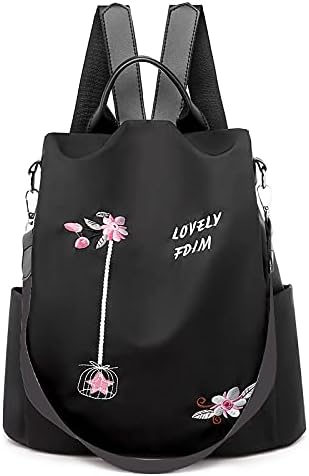 IRMAO 2021 New Flower Embroidered Artistic National Style Oxford Small Capacity Women's Bag Generation Backpack