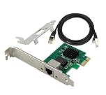 Adaptateur réseau PCIe 3.1 2,5GBase-T avec Intel I225-V/I226-V 2500/1000/1000/100Mbps PCI Express Gigabit Ethernet NIC Card RJ45 LAN Controller pour Windows 10/11 avec support discret