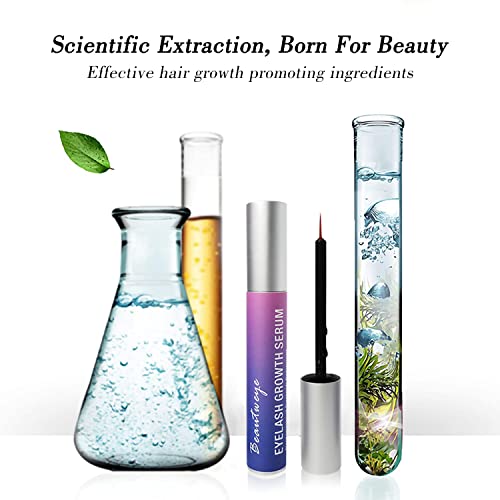 Eyelash Growth Serum, Natural Eyelash Enhancer, Brow & Lash Enhancing Formula & Rapid Brow Growing Treatment For Longer, Thicker And Strong Lashes… #TOP22