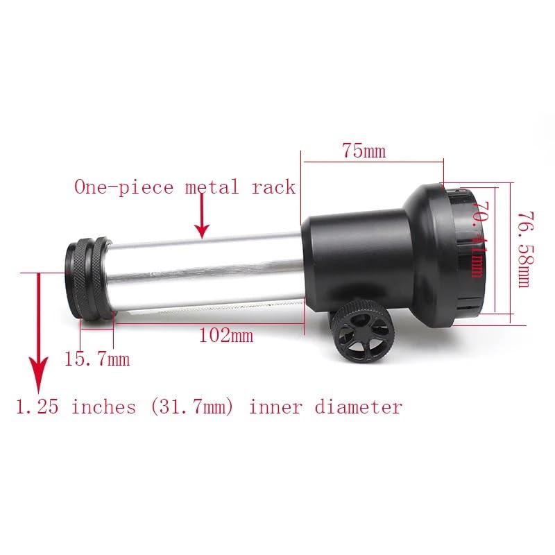 Telescopio monocular DIY de 70 mm con rosca M42 e interfaz de 1,25 pulgadas 2