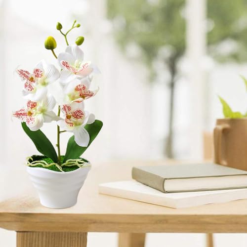 Orchidée artificielle phalaenopsis pour décoration de table basse