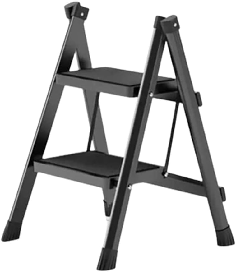 Lightweight Folding Ladder, Sturdy 330lb Capacity, Creative Household Step Ladder with Wide Pedals, Compact Design for Easy Storage, Ideal for Home & DIY Tasks
