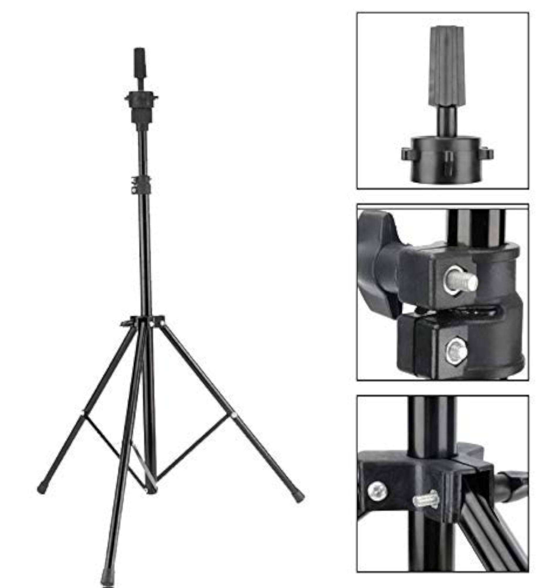 Adjustable Tripod Stand for Hair Dresser Mannequin Holder for Salon
