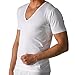 2er Pack Mey Herren Business Unterhemd – Größe 6 – Weiß - Drunterhemd – Unterhemd mit V-Ausschnitt – Shirt mit Einsätzen unter den Achseln – 46038 Dry Cotton Functional