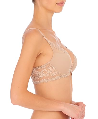 Natori Women's Feathers Luxe Plunge T-Shirt Underwire Bra 7212552