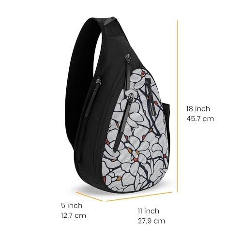 Image of Sherpani Esprit, Anti Theft Sling Bag, Crossbody Backpack (Sakura)