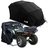 Motorradgarage Quad Faltgarage Motorrad Roller Moped Garage Schutzplane Zelt Schwarz XXL