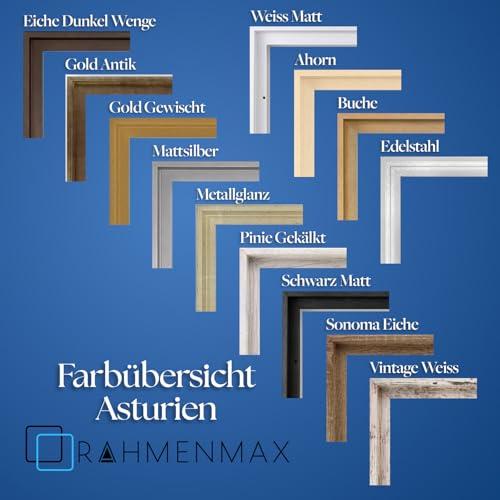 Cadre pour châssis entoilé 43x96 cm bois MDF effet flottant
