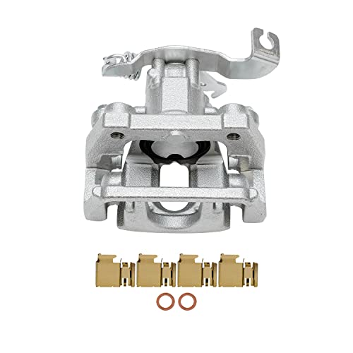 Image of Detroit Axle - Rear Brake Kit for Ford Taurus X Five Hundred Freestyle Mercury Montego Sable, Drilled & Slotted Disc Brake Rotors Brake Caliper Replacement