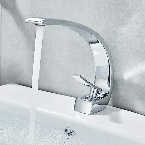 Grifo de lavabo monomando anticorrosión en latón con acabado de cromo 2