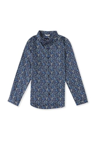 Image of Allen Solly Boys' All-Over Print Shirt | Bow Tie Detail | Regular Fit | Wedding & Festive